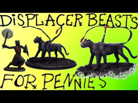 DISPLACER BEASTS Miniatures for DND for Pennies!!