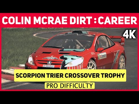 Colin McRae DiRT in 4K - Career - #24 Scorpion Trier Crossover Trophy - Pro Difficulty