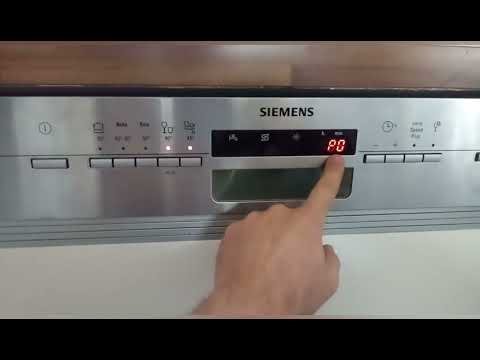 Fehlerspeicher auslesen Tastenkombination Siemens/Bosch/Neff Geschirrspüler P0 E01 E02 E03 E04...