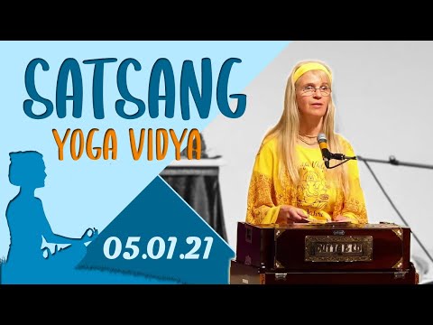 Satsang + Mantren und Meditation mit Sybille - Yoga Vidya Ashram Live 20:00 - 05.01.2021