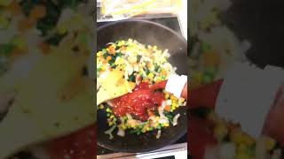 【超適当】蕎麦ケチャップ炒め