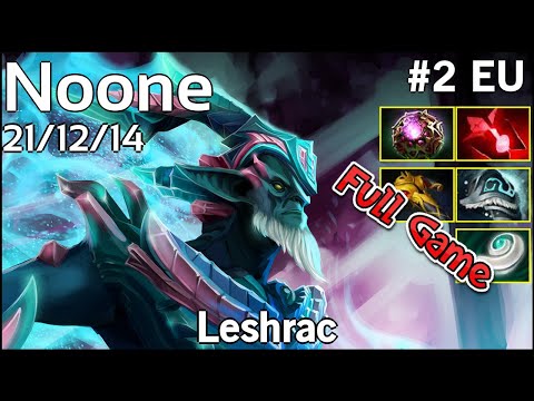 Noone  Leshrac - Dota 2 Full Game 7.19