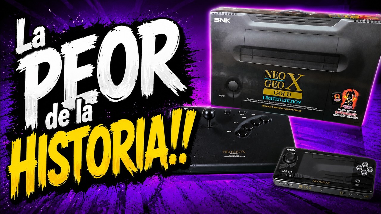 Esta NEOGEO fracasó BRUTALMENTE - Historia de Neogeo x Gold