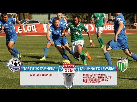 XXIII voor 2015: Tartu JK Tammeka - Tallinna FC Levadia 1:6 (1:2)