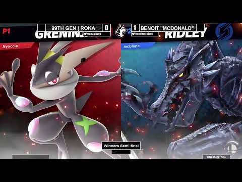 NUT 10 Winners Semis: Roka (Greninja) vs Benoit (Ridley)