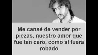 Melendi Tocado y Hundido (Letra)