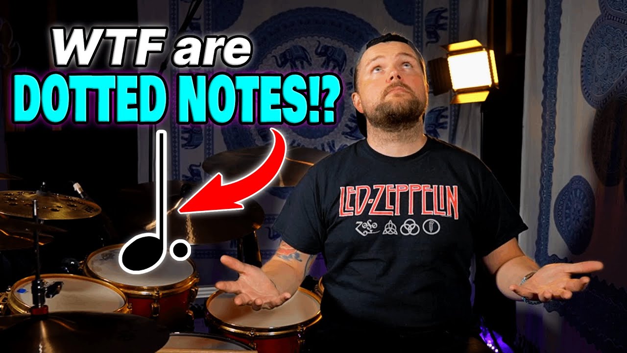 DOTTED NOTES - Basic Music Theory For Drummers (Part 3) | DRUM LESSON