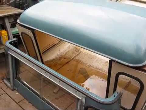 land rover series 3 stage one , roof cab purchase and dash repair..2/9/2016