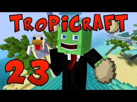 Tropicraft Let's play - Epic Chicken Trickshots! #23