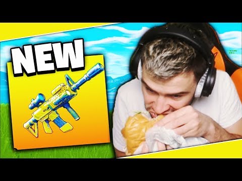 JE PUE LA MERDE AVEC LA NOUVELLE MITRAILLEUSE VISEUR THERMIQUE SUR FORTNITE BATTLE ROYALE ...