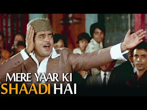 Aaj Mere Yaar Ki Shaadi Hai - Popular Wedding Song | Shatrughan Sinha | Aadmi Sadak Ka