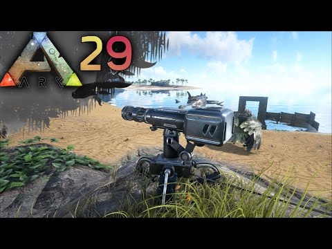 ARK: SURVIVAL EVOLVED E29 - Automatic Turrets & Painting Fun | Docm77 [1080p]
