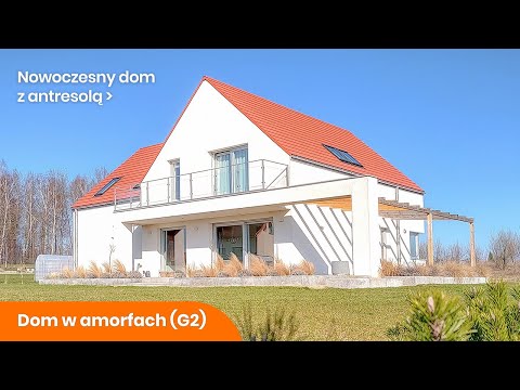 Dom w amorfach (G2) – Nowoczesny dom z antresolą - ARCHON+ Projekty Domów