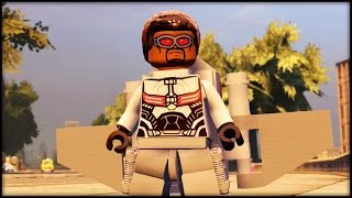 LEGO MARVEL AVENGERS - Falcon Free Roam Gameplay (Civil War DLC)