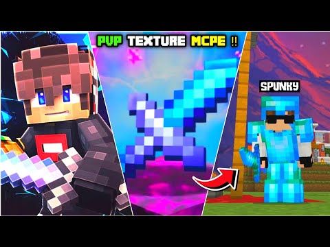 😍 Best PVP Texture Pack For MCPE Low End device || 1GB Ram phone best Minecraft texture