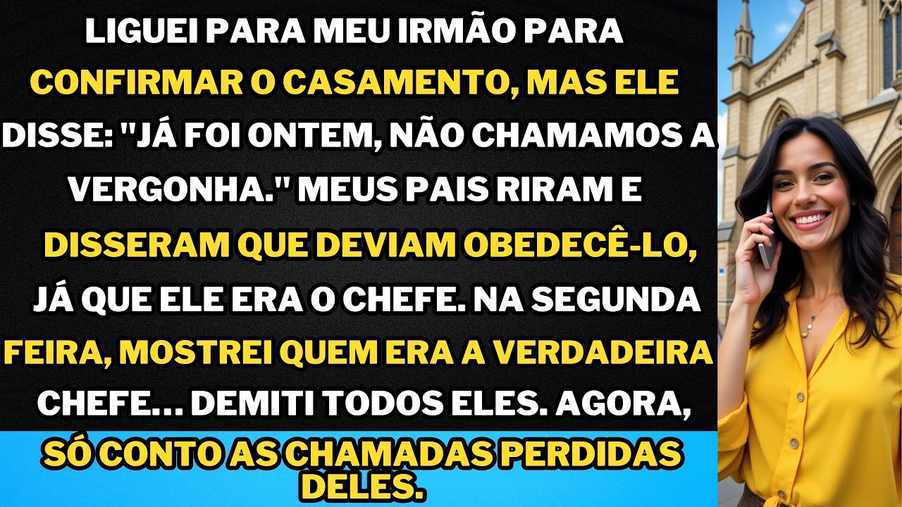 "Meus pais me excluíram do casamento do meu irmão... Disseram que sou a vergonha da família!"