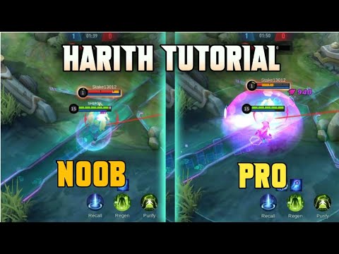 HARITH TUTORIAL 2021!Best Build, Emblem & Rotation for Harith | Harith Tutorial for Beginners - MLBB