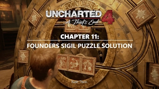 Uncharted 4 - Chapter 11 Founders Sigil Puzzle Solution