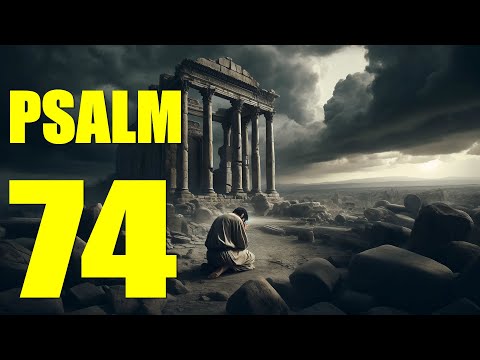 Psalm 74 Reading:  A Plea for Relief from Oppressors (With words - KJV)