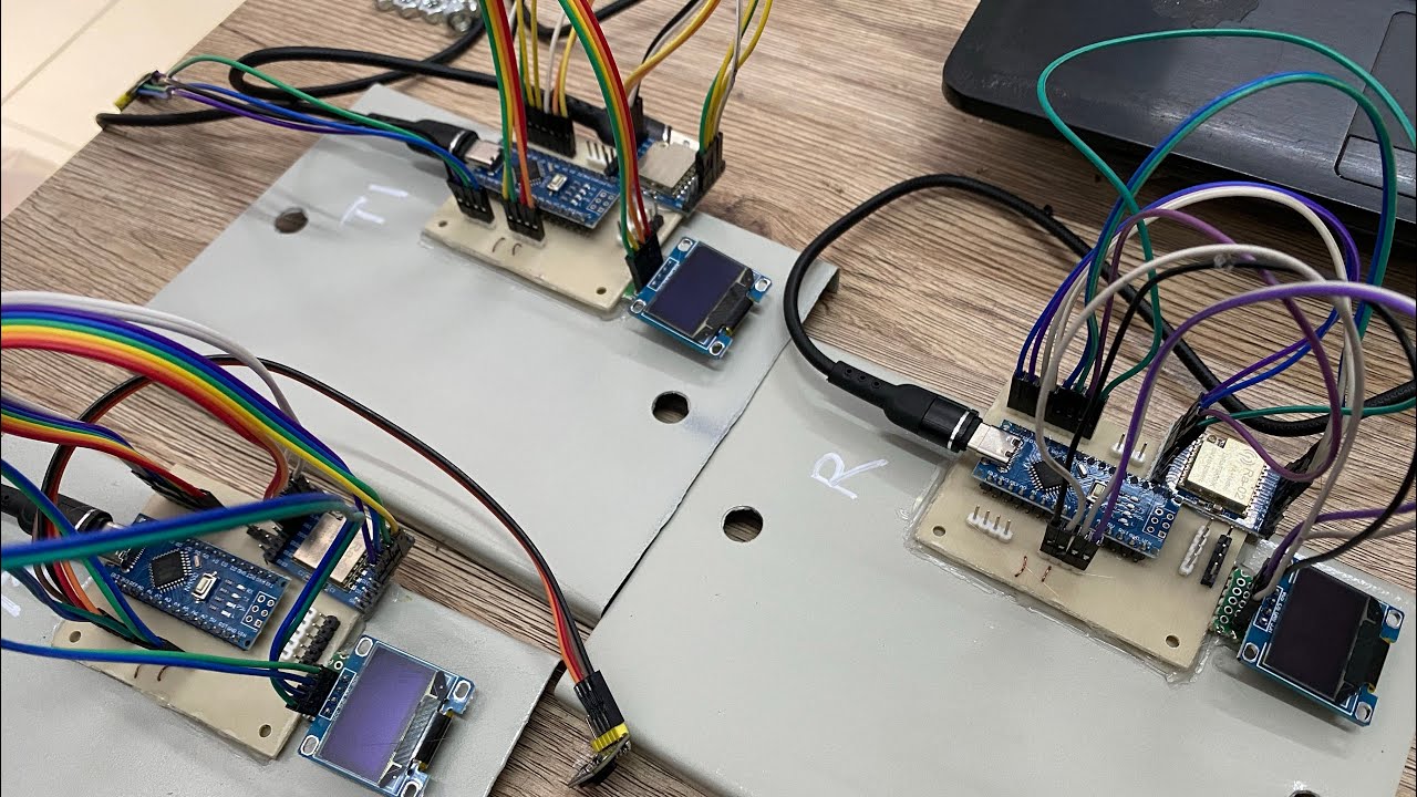 Komunikasi Lora SX1278 (2 Transmitter & 1 Receiver) Monitoring Jarak Sensor VL53L1X TOF400C