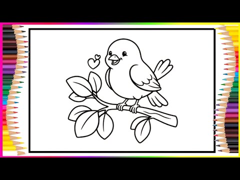 Coloring Pages Free Bird