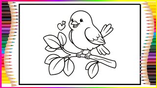 Bird Coloring Pages | Beautiful Printable Bird Coloring Sheets for All Ages