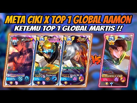 Meta Ciki Bersama Top 1 Global Aamon Ketemu Top 1 Global Martis Rivera🔥