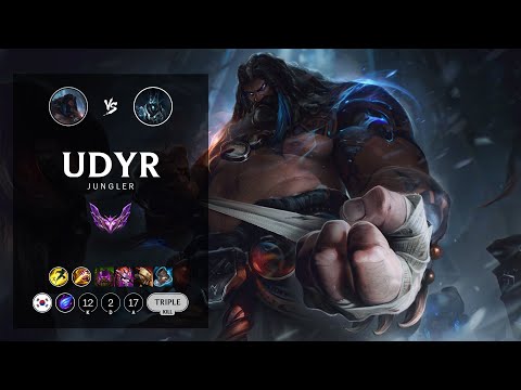 Udyr Jungle vs Karthus - KR Master Patch 12.16