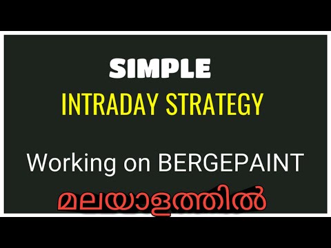 INTRADAY TRADING STRATEGY | MALAYALAM | Sharemarket