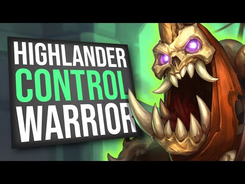 Highlander Control Warrior Defeats EVERY Deck! | Scholomance Academy | Hearthstone