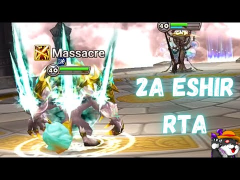 The Power Of Eshir (2A Light Werewolf) In RTA  Summoners War