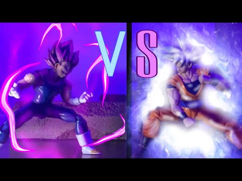 Goku vs Vegeta ( Dragon Ball Stop Motion ) “Happy New Year!” Ultra Ego vs Ultra instinct