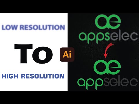 How to Convert Low Resolution Logo to High | Easy Illustrator Part2 #illustrator#logo#adobephotoshop
