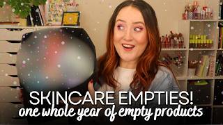 SKINCARE EMPTIES FROM THE WHOLE YEAR! 12 Months Of Cruelty Free & Affordable Skin Care Empty Product