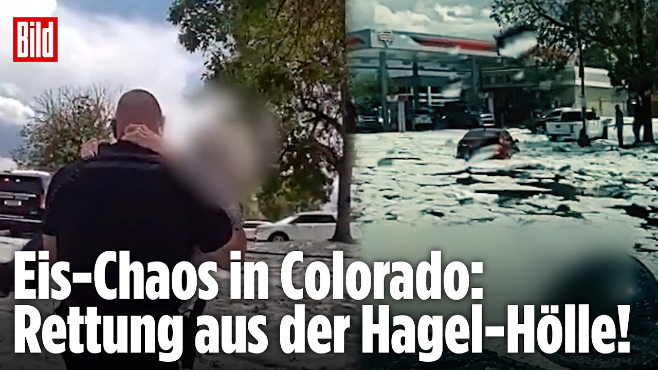 COLORADO: Hagel-Hölle verschluckt ganze Straßen!