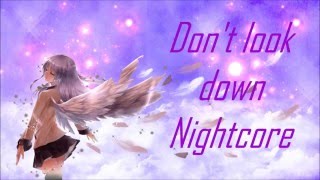 Don't look down - Martin Garrix ft Usher - Nightcore (Lyrics)