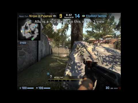 Allu CSGO 4:3 moment at ESWC 2015 Montreal