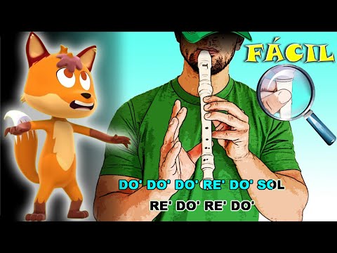 La Mancha Loca - Canciones del Zoo | Flauta Fácil | Tutorial | Cover | Karaoke