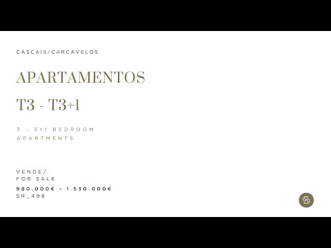 3 and 3+1 bedroom apartments in Carcavelos, Cascais (SR_498)