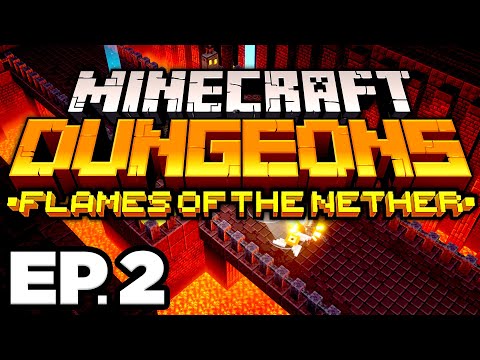 🌳 🍄 WARPED FOREST, BLAST FUNGUS, BONECLUB! - Minecraft Dungeons: Flames of The Nether DLC Ep.2