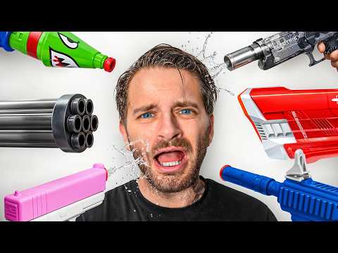 testing the MOST VIOLENT WATERGUNS