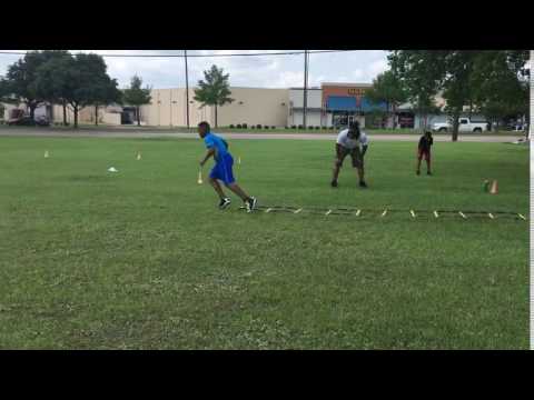 Caleb football practice SPR 2016