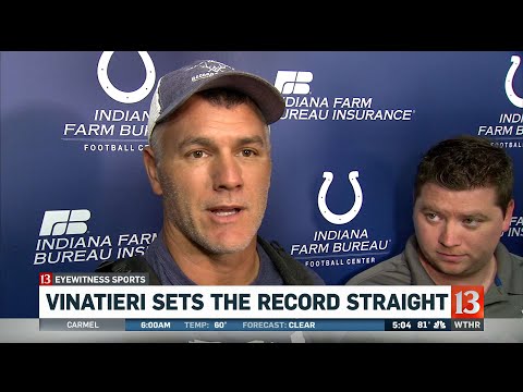 Vinatieri sets the record straight