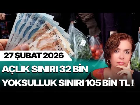 AÇLIK SINIRI 32 BİN YOKSULLUK SINIRI 105 BİN TL ! | Özlem Gürses