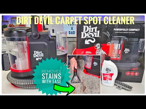 Dirt Devil Portable Spot Cleaner Review   Actually Works Great!