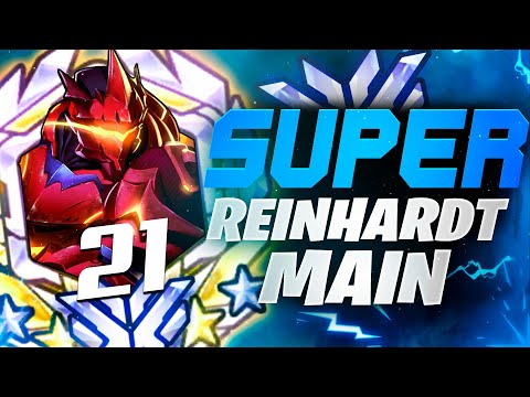 Super Rank 21 Reinhardt gameplay - 38 elims! [ Overwatch Season 32 Top 500 ]