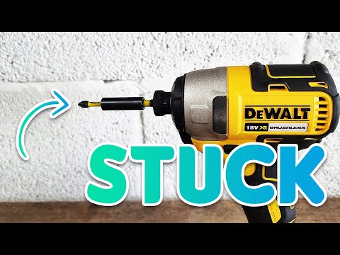 How To Remove A Stuck Bit From A DeWALT Impact Driver