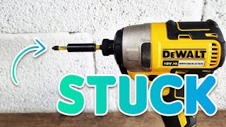 How To Remove A Stuck Bit From A DeWALT Impact Driver