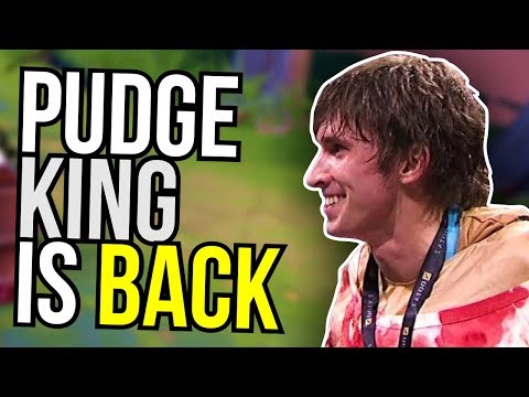 PUDGE KING is BACK - Dendi Pudge Amazing Hook 7.07 | Dota 2