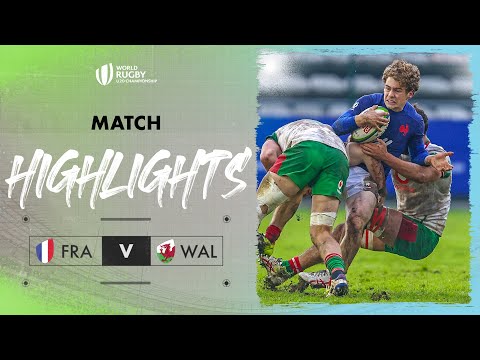 FRANCE BOUNCE BACK! | France v Wales | World Rugby U20 Championship 2024 Match Highlights